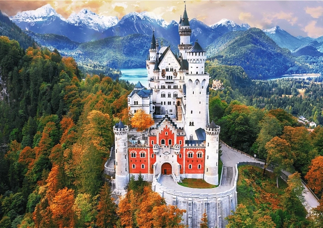 TREFL Puzzle Premium Plus Photo Odyssey: Zámek Neuschwanstein 1000 dílků