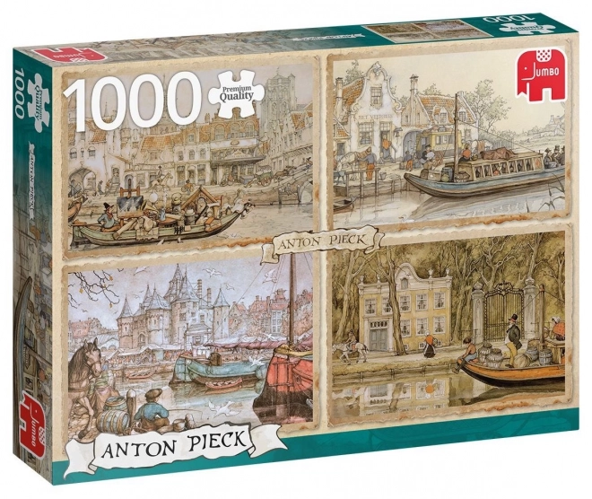 JUMBO Puzzle Plavba vodními kanály 1000 dílků