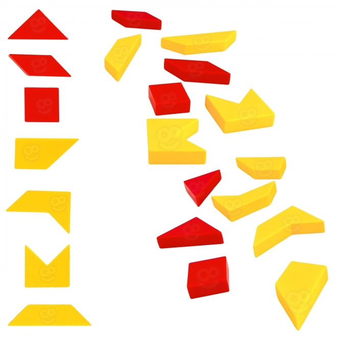 Woopie tangram logická hra kapesní trénink mozku