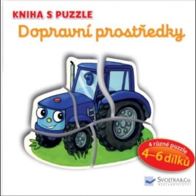 Svojtka & Co. Kniha s puzzle: Dopravní prostředky