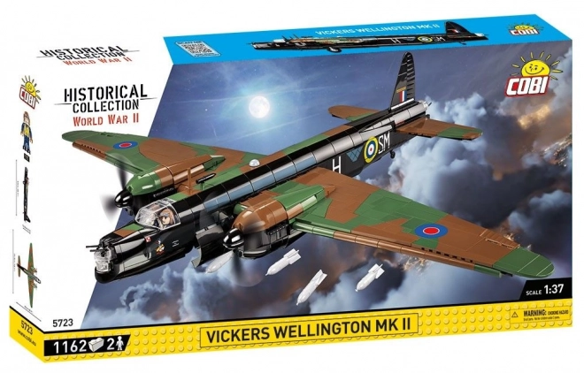 COBI 5723 II WW Vickers Wellington Mk. II, 1:37, 1162 k, 2 f