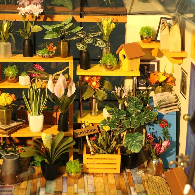 Květinový dům Cathy - Miniaturní skleník