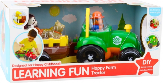 Interaktivní traktor se zvířátky