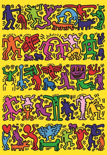 Puzzle 1000 dílků Novo Art Serie: Keith Haring