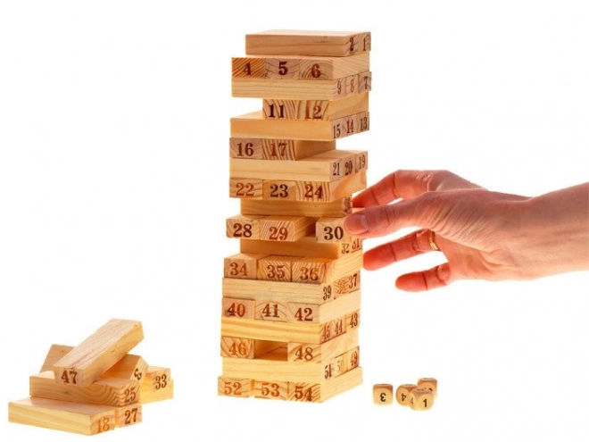 Dřevěná věž JENGA STOCK TOWER GR0189