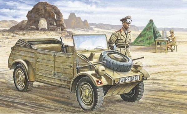 Plastikový model VW Type 82 Kübelwagen