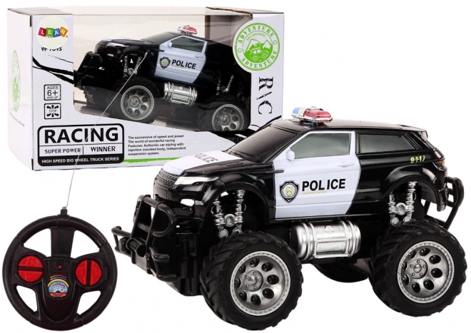 RC terénní policejní auto na dálkové ovládání 1:24