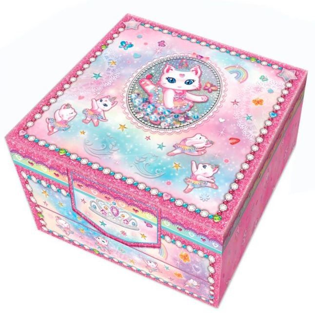 Pecoware Sada v krabici se zásuvkami - Kočka Ballerina