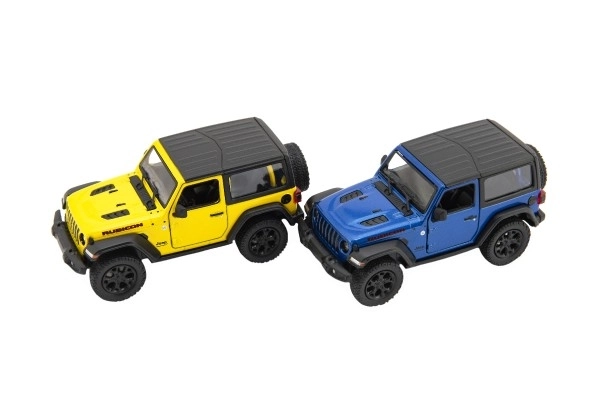 Kovové auto Kinsmart Jeep Wrangler 2018 na zpětné natažení 12,5cm