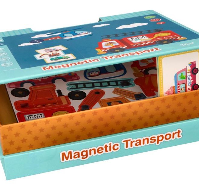 Magnetické skládačky vozidel