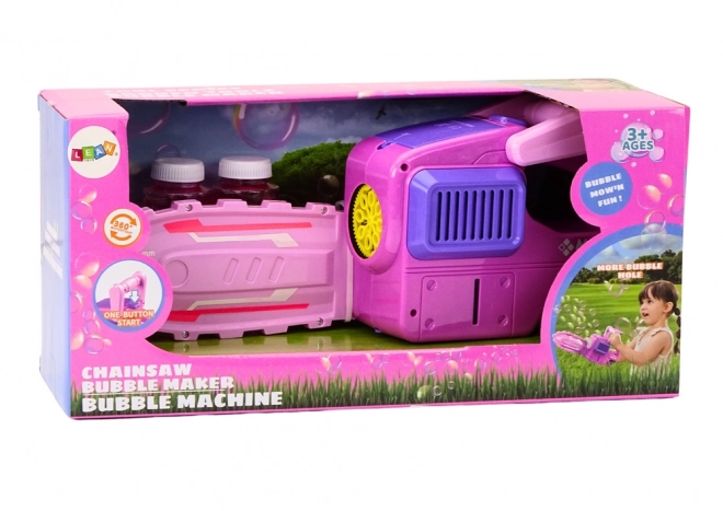 Mýdlové bubliny Machine Chainsaw Pink