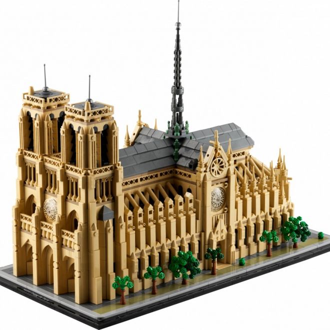 Architektura cihly 21061 Notre-Dame v Paříži