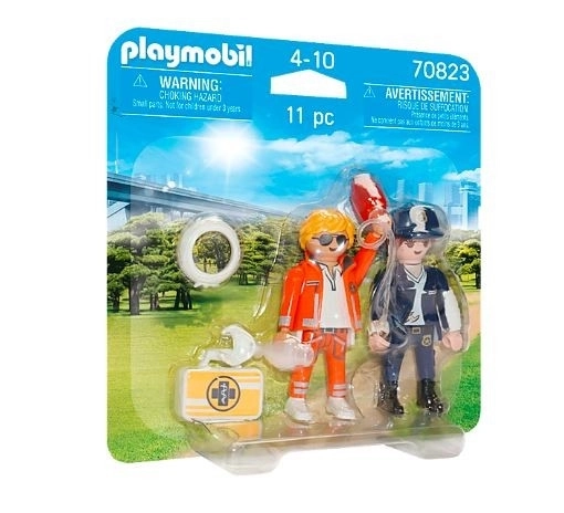 Duo Pack Figurky 70823 Lékař ze sanitky a policistka