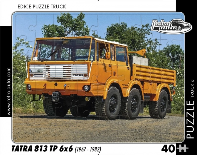 Retro puzzle Tatra 813 TP 6x6