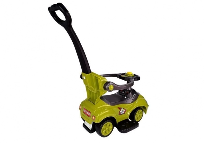 Mega Car 3v1 Push Ride Yellow