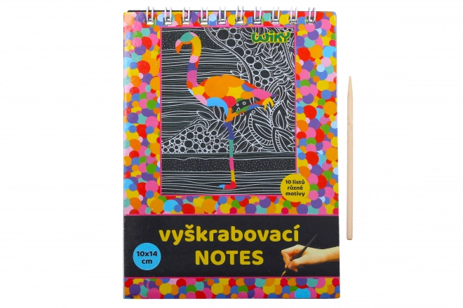 Vyškrabovací notes 10x14cm / 10 listů