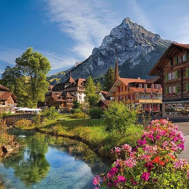 Puzzle Letní Alpy 2000 dílků