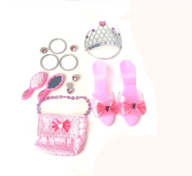 Set pro princeznu pantoflíčky, sukýnka, zrcátko