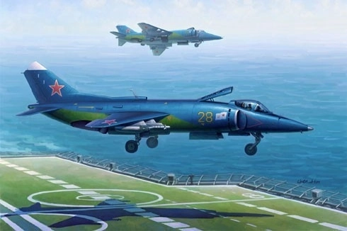 Překližkový model Jak-38/Yak-38 M Forger A