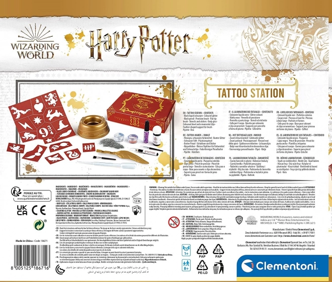 Tetovací studio Harry Potter od Clementoni