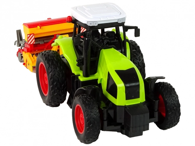 Zemědělské vozidlo Traktor s lisem R/C 1:16 zelený