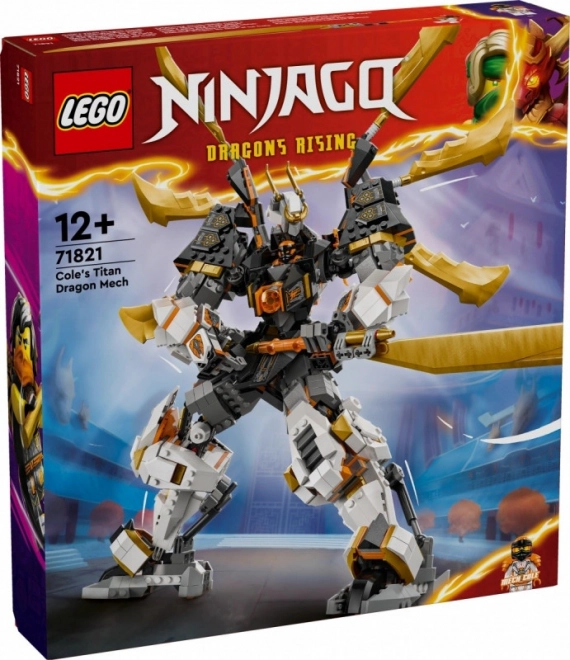 Kostky Ninjago 71821 Coleův titanový dračí stroj