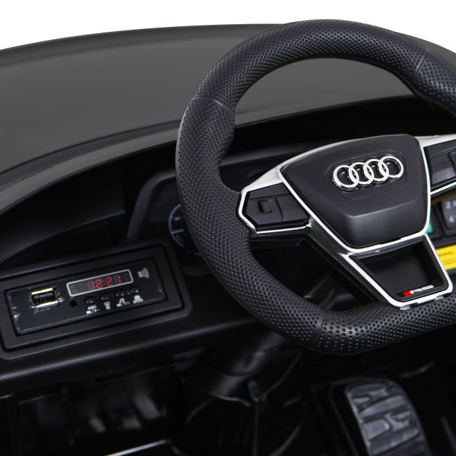 Audi RS E-Tron GT Baterie černá + dálkové ovládání + pohon 4x4 + rádio MP3 + LED + EVA