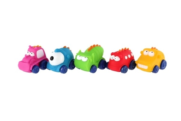 Auto/Autíčko Monster 5ks guma 7cm v krabičce 20x13x8cm 18m+