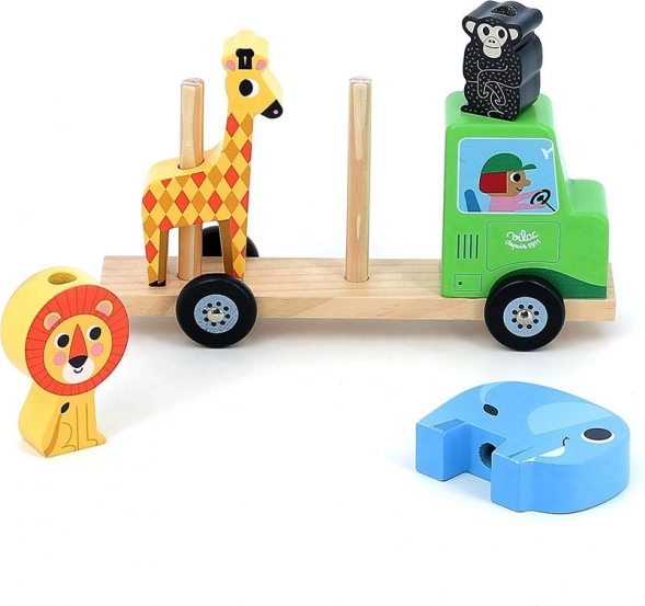Vilac Dřevěná hračka Safari s motivy Ingela P. Arrhenius