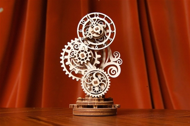 Ugears 3D dřevěné mechanické puzzle Steampunkové hodiny