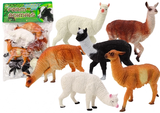 Alpaca Lamy Farm Set Figurky 6 ks. Mix