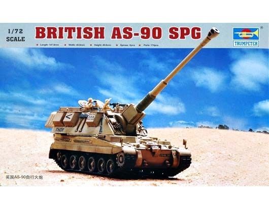 Britský AS-90 SPG