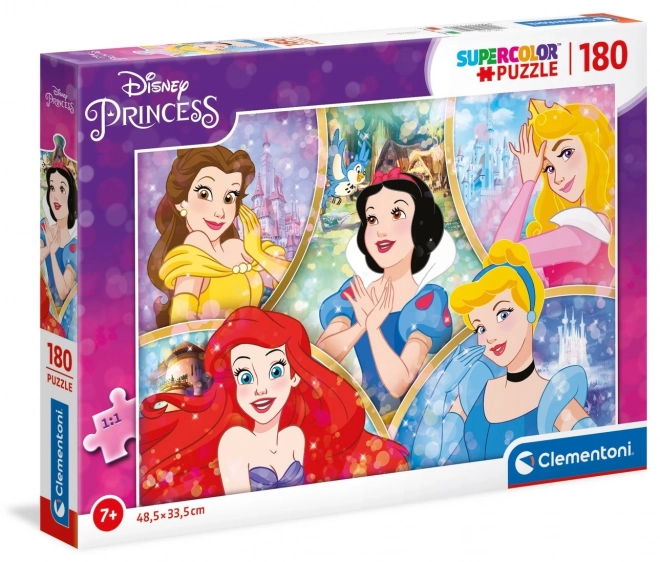 CLEMENTONI Puzzle Nejkrásnější Disney princezny 180 dílků