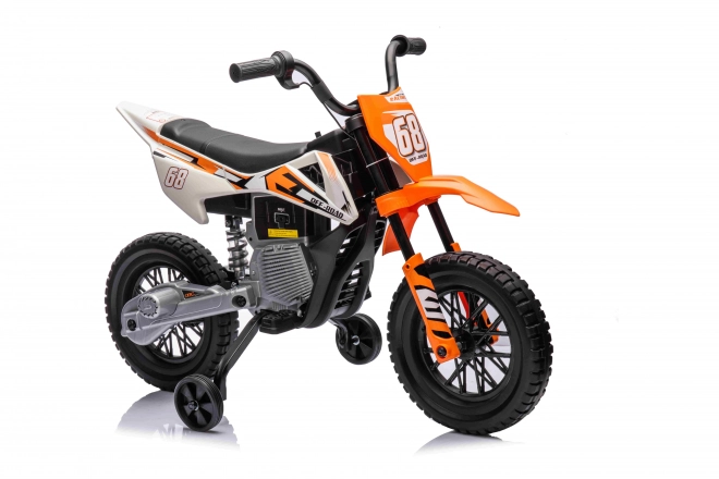 Dětská elektrická motorka Cross Pantone 361C oranžová