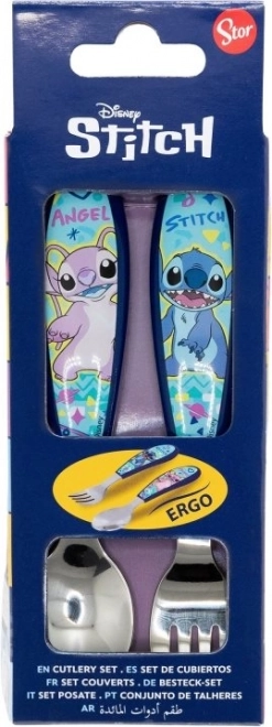 Dětský příbor s motivem Stitch