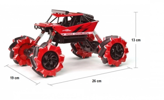RC auto NQD Drift Crawler 4WD 1:16 – Červené