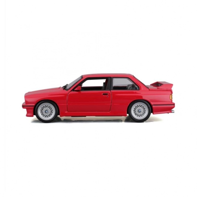 Kovové autíčko BMW 3 Series M3 1988 červené