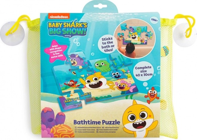 NICKELODEON Puzzle do vany Baby Shark 12 dílků