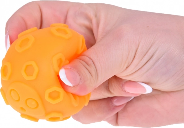 Barevné senzorické míčky pro děti, 6 ks