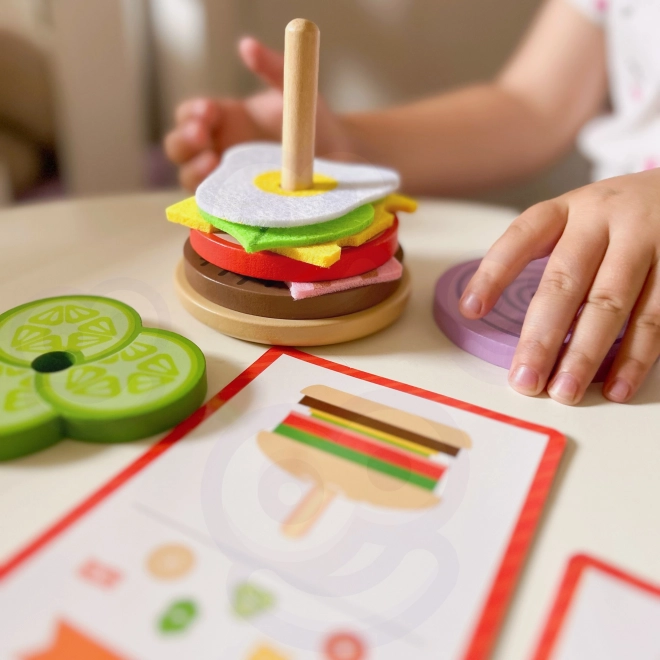 Dřevěná burgerová restaurace WOOPIE GREEN pro děti