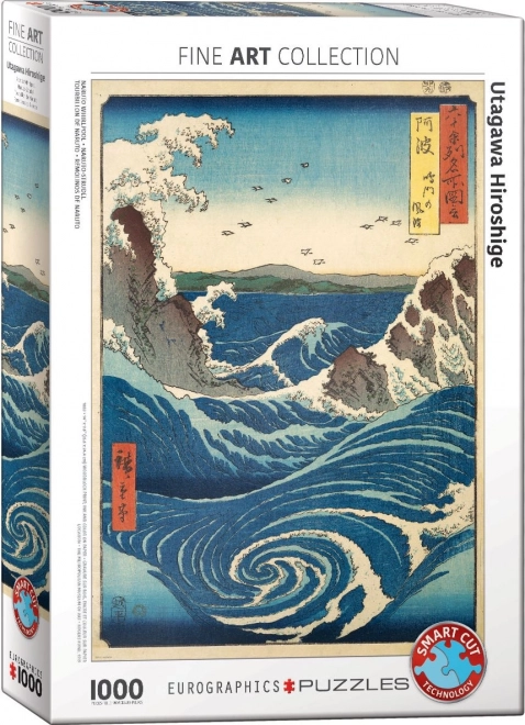 EUROGRAPHICS Puzzle Utagawa Hiroshige: Naruto whirlpool 1000 dílků