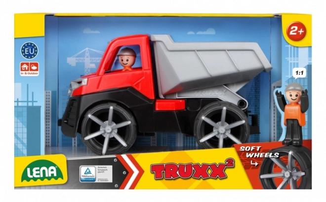 Auto Truxx 2 nákladní sklápěčka plast 26cm s figurkou 27x15x16cm 24m+