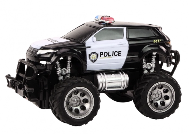 RC terénní policejní auto na dálkové ovládání 1:24