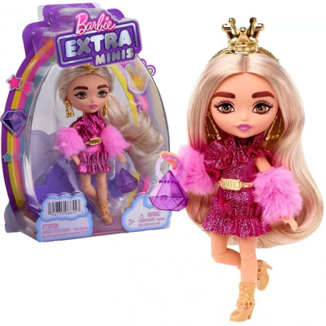 Lepší mini panenka Barbie Extra v růžovém oblečení