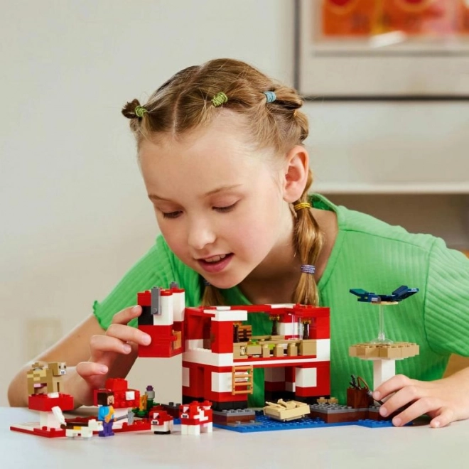 LEGO Minecraft Dům Houbové Krávy