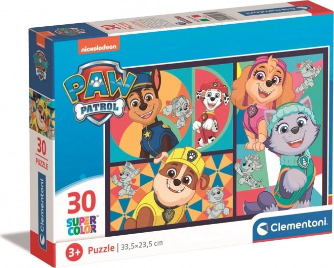 CLEMENTONI Puzzle Tlapková patrola 30 dílků