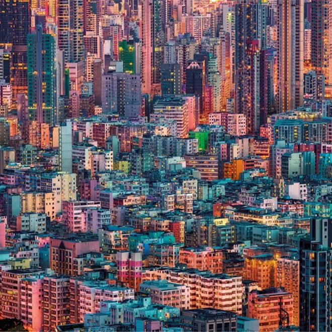 Puzzle 1500 prvků Hive, Hongkong