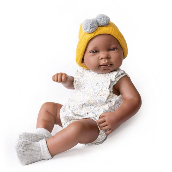Antonio Juan 50287 MULATO - realistická panenka miminko s celovinylovým tělem - 42 cm