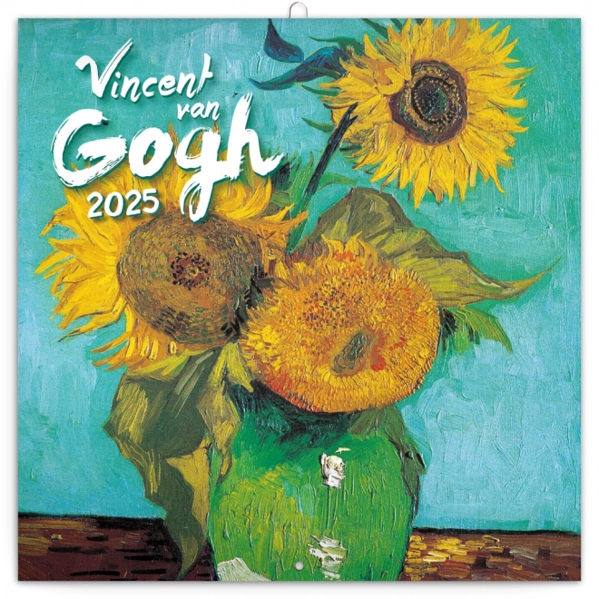 NOTIQUE Poznámkový kalendář Vincent van Gogh 2025, 30 x 30 cm