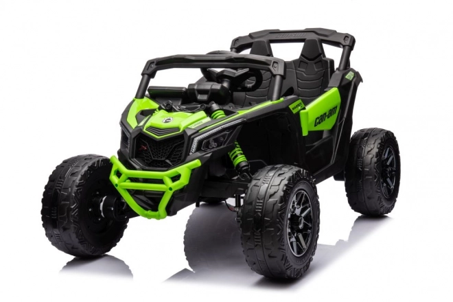 Auto na baterii Buggy Can-Am zelený lakovaný